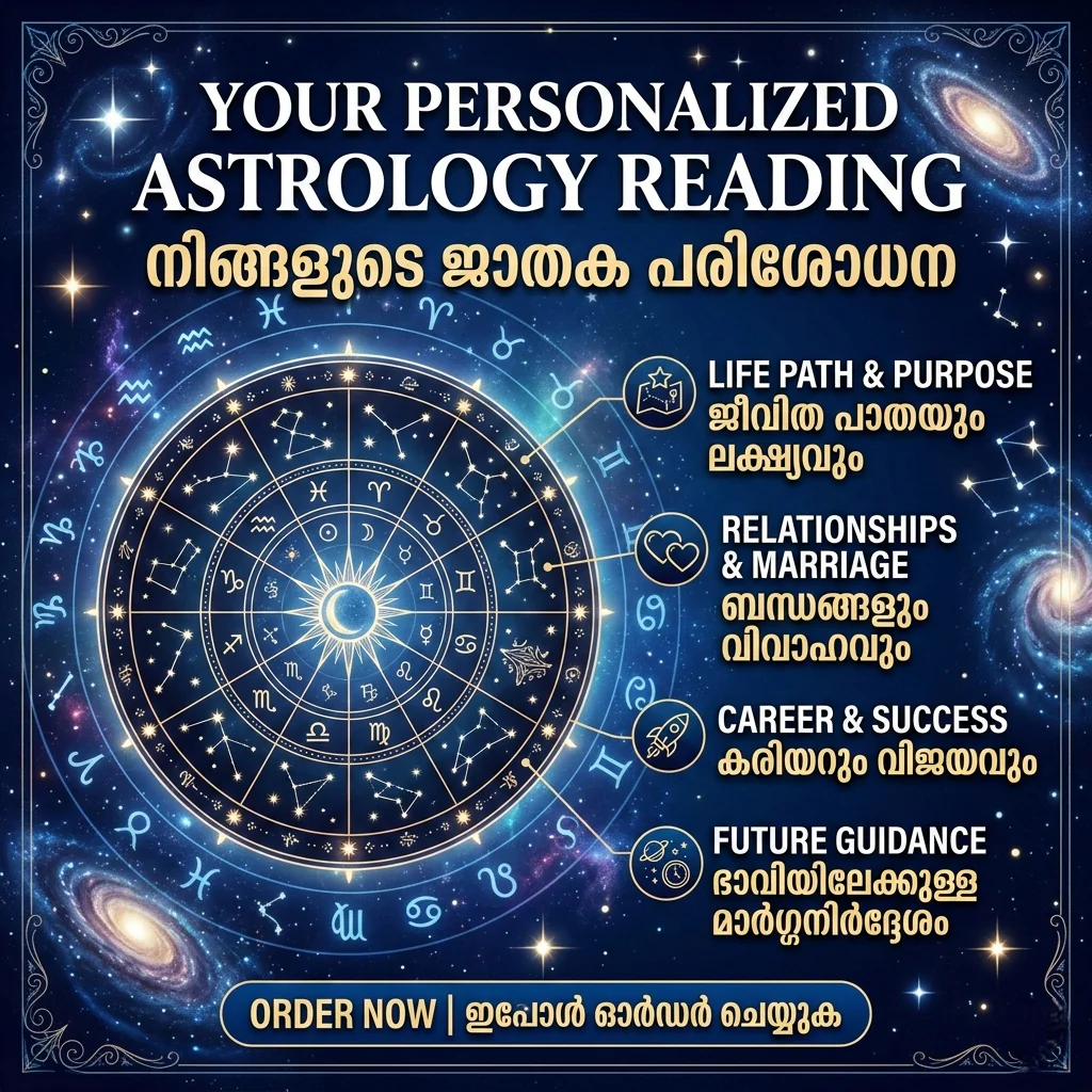 Complete Astrology Reading | നിങ്ങളുടെ ജാതക പരിശോധന
